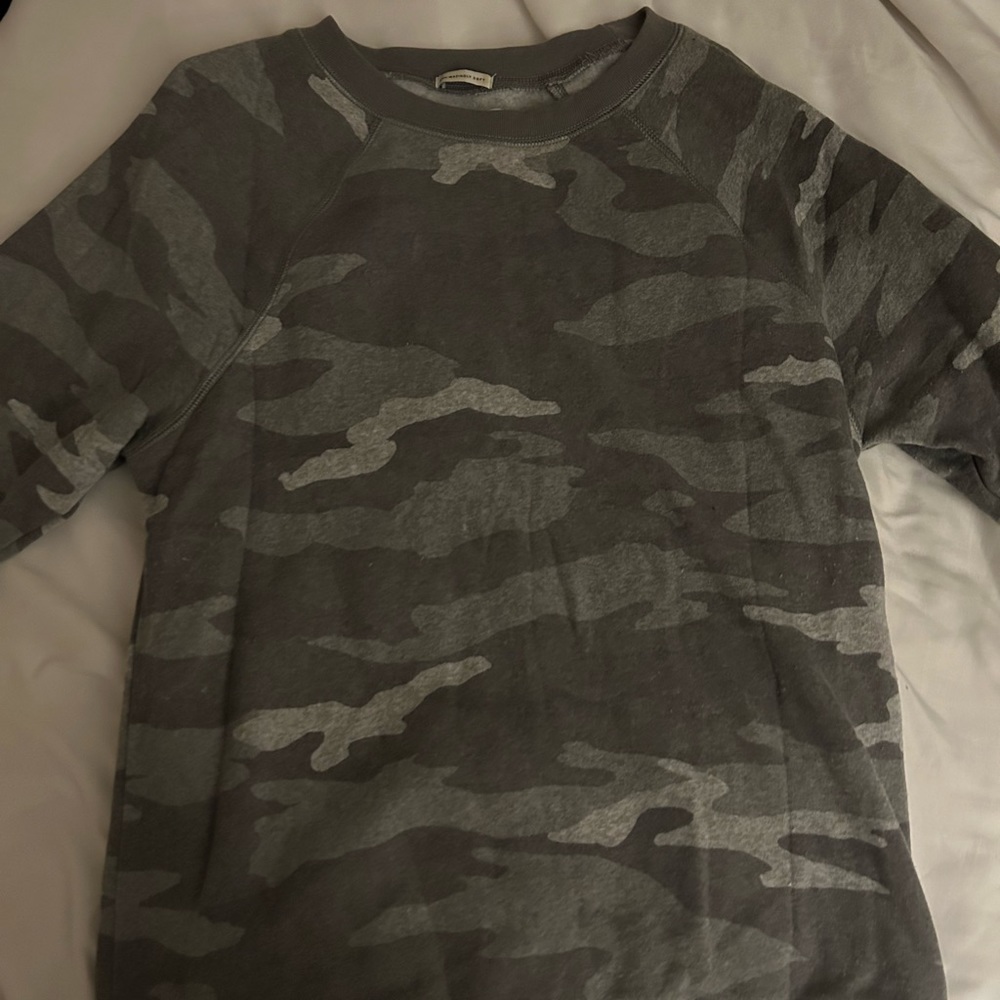 American Eagle Camo Crewneck Sweater